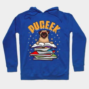 Funny Pug Owners PUGEEK Pug Lover Hoodie